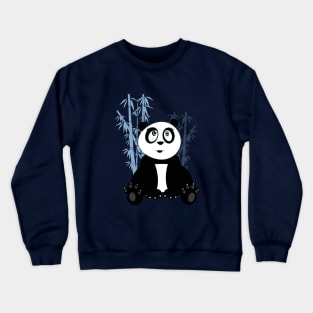 Panda Girl - Blue Crewneck Sweatshirt